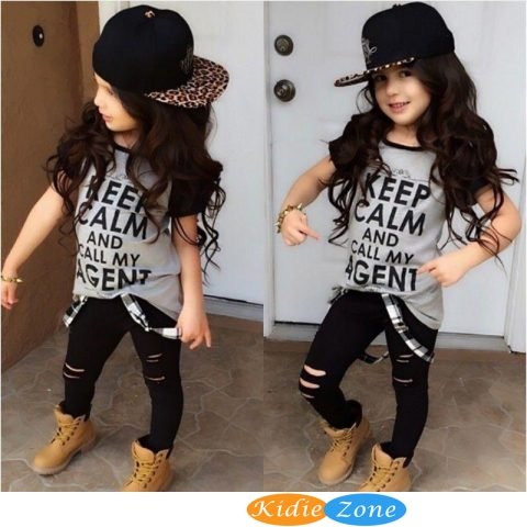 cute stylish baby girl